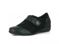 Chaussure mobils sandales modele saga cuir noir